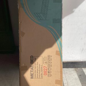 Bed Base Double (never used) – . / . / Metal / Dark Brown