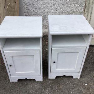 Bedside Cupboard / Table – . / . / . / White