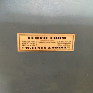 Woven Laundry Bin – Lloyd Loom Mid-Century