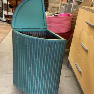 Woven Laundry Bin – Lloyd Loom Mid-Century