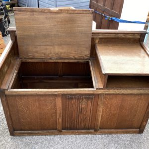 Storage Trunk/Box/Ottoman – . / Large / Wood / Dark Brown