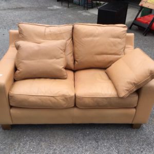 Sofa 2 Seater Leather