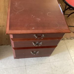 Bedside Cupboard / Table – . / . / Wood / Dark Brown