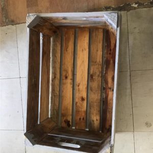 Wooden crate/box – . / . / Wood / Grey