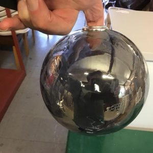 Smoked Glass Globe Lampshade