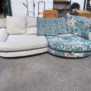 Sofa 3 Seater – . / Large / Fabric / .