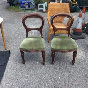 Chair Dining/ Kitchen each – . / Small / Wood / Dark Brown
