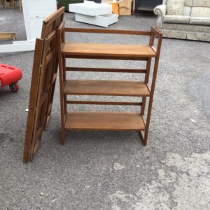 Folding shelves