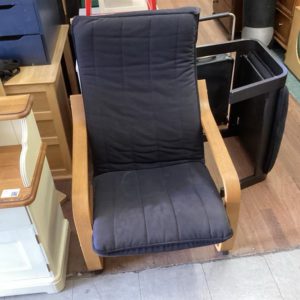 Armchair – . / . / Fabric / Navy Blue
