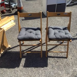 Chair Dining/ Kitchen Folding each – . / Small / Wood / Pine