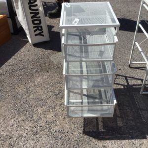 Bathroom Storage – . / Small / Metal / White