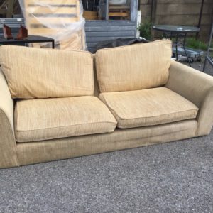 Sofa 3 Seater – . / Large / Cotton / Beige
