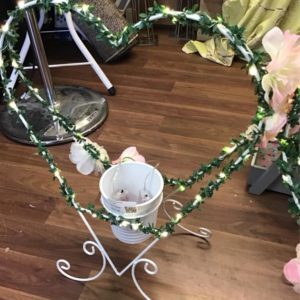 Wedding flower pots (pair)