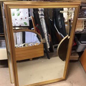 Mirror Gold Painted Edge