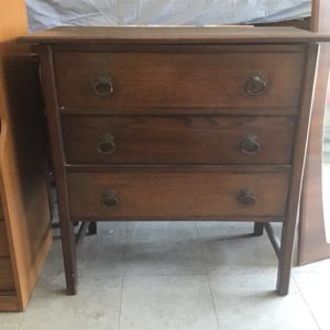 Bedside Cupboard / chest of drawers – . / . / Wood / Dark Brown