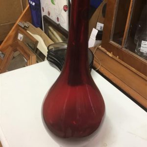 BRICABRAC Red glass vase – IKEA / Large / Glass / Red