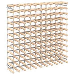 Wine rack 110 cm 20kg (120 bottles) – . / Large / Metal / Beige