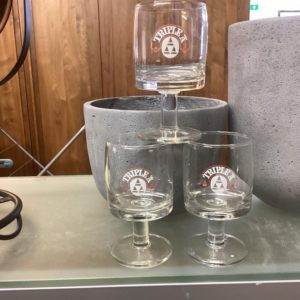 Vintage triple A glasses set