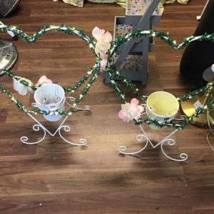 Wedding flower pots (pair)