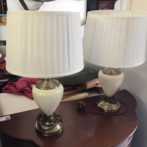 Table Lamp ( priced individually) – . / . / . / Cream