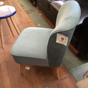 Armchair – . / . / Fabric / Light Blue