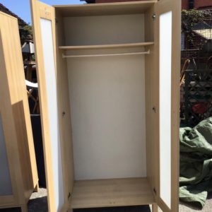Wardrobe Double – . / Double / Wood / Beige