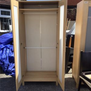 Wardrobe Double – . / Double / Wood / Beige