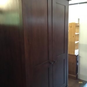 Wardrobe Double – . / Large / Wood / Dark Brown