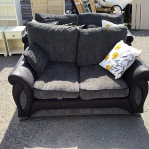 Sofa 2 Seater – . / Large / Fabric / Grey