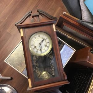 Clock – . / Small / Wood / Dark Brown