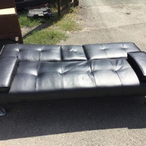 Sofa Bed / Futon – . / . / Leather / Black
