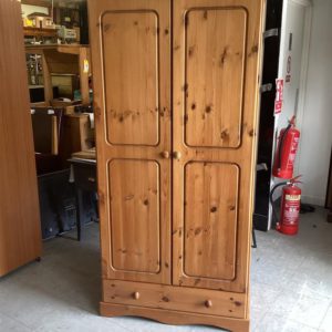 Wardrobe Double – . / Large / Wood / Beige