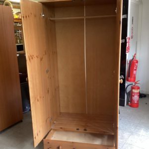 Wardrobe Double – . / Large / Wood / Beige