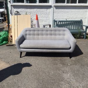Sofa 3 Seater – . / Large / Fabric / Grey