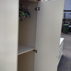 Wardrobe Single/Childs – . / . / Wood / Cream