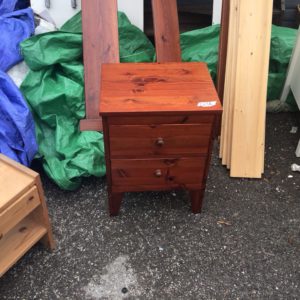 Bedside Cupboard / Table – . / . / Wood / Dark Brown