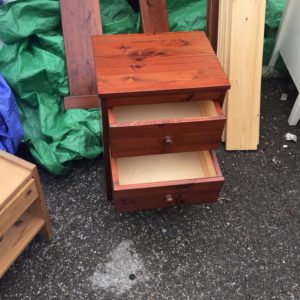 Bedside Cupboard / Table – . / . / Wood / Dark Brown