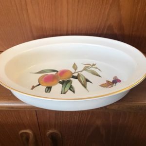 Royal Worcester Evesham oval pie dish