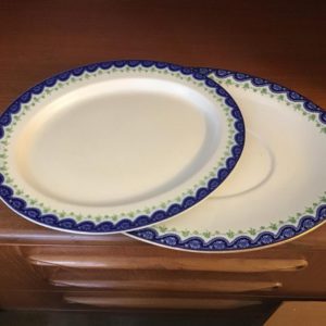 Royal Worcester Vitreous 2 x serving plates