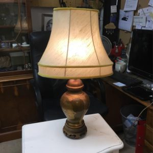 Table Lamp oval bronze