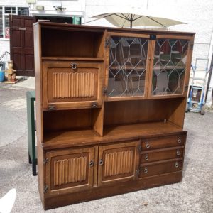 Wall Unit / Display Unit Large – . / . / Wood / Dark Brown