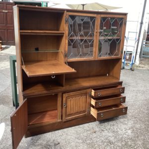 Wall Unit / Display Unit Large – . / . / Wood / Dark Brown