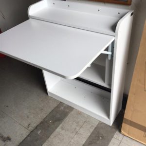 Desk Small – Foldable – MUST BE WALL MOUNTED  – . / . / Composite / White