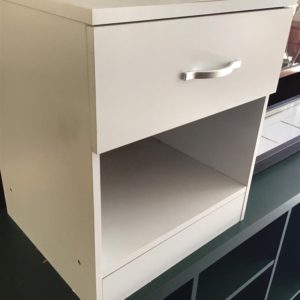 Bedside Cupboard / Table – . / . / . / White