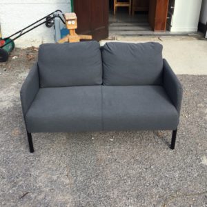 Sofa 2 Seater – . / Small / Fabric / Grey