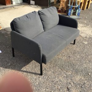 Sofa 2 Seater – . / Small / Fabric / Grey