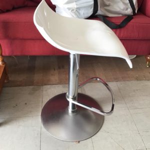 Stool/Pouffe – . / Small / Metal / White