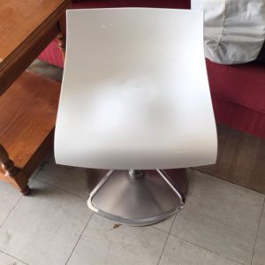 Stool/Pouffe – . / Small / Metal / White