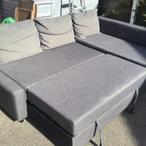Sofa Corner Unit Large – IKEA / Medium / Fabric / Grey